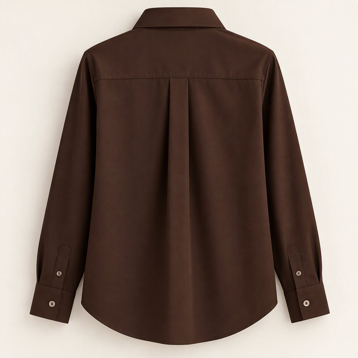 Dark Brown Button Down Shirt