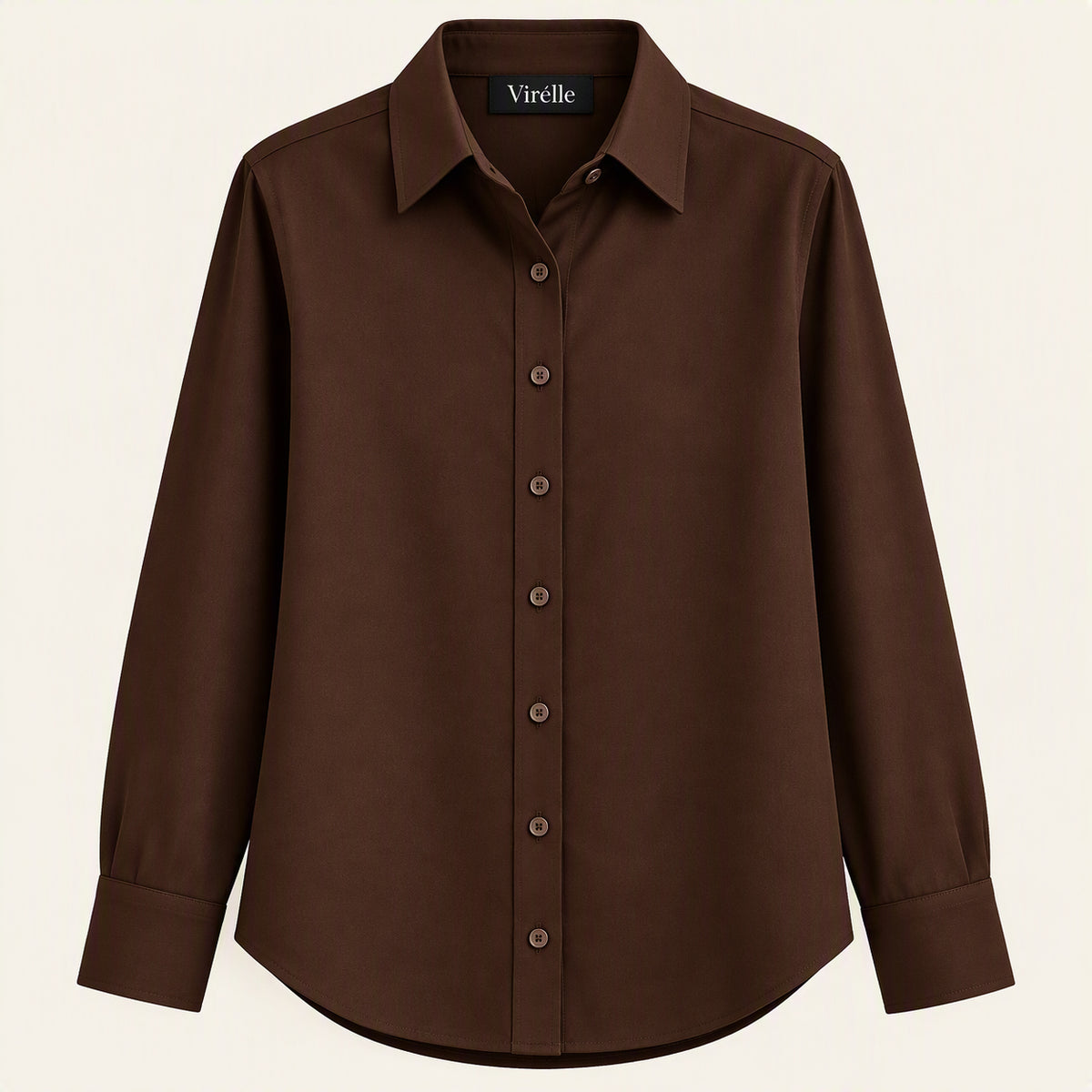 Dark Brown Button Down Shirt